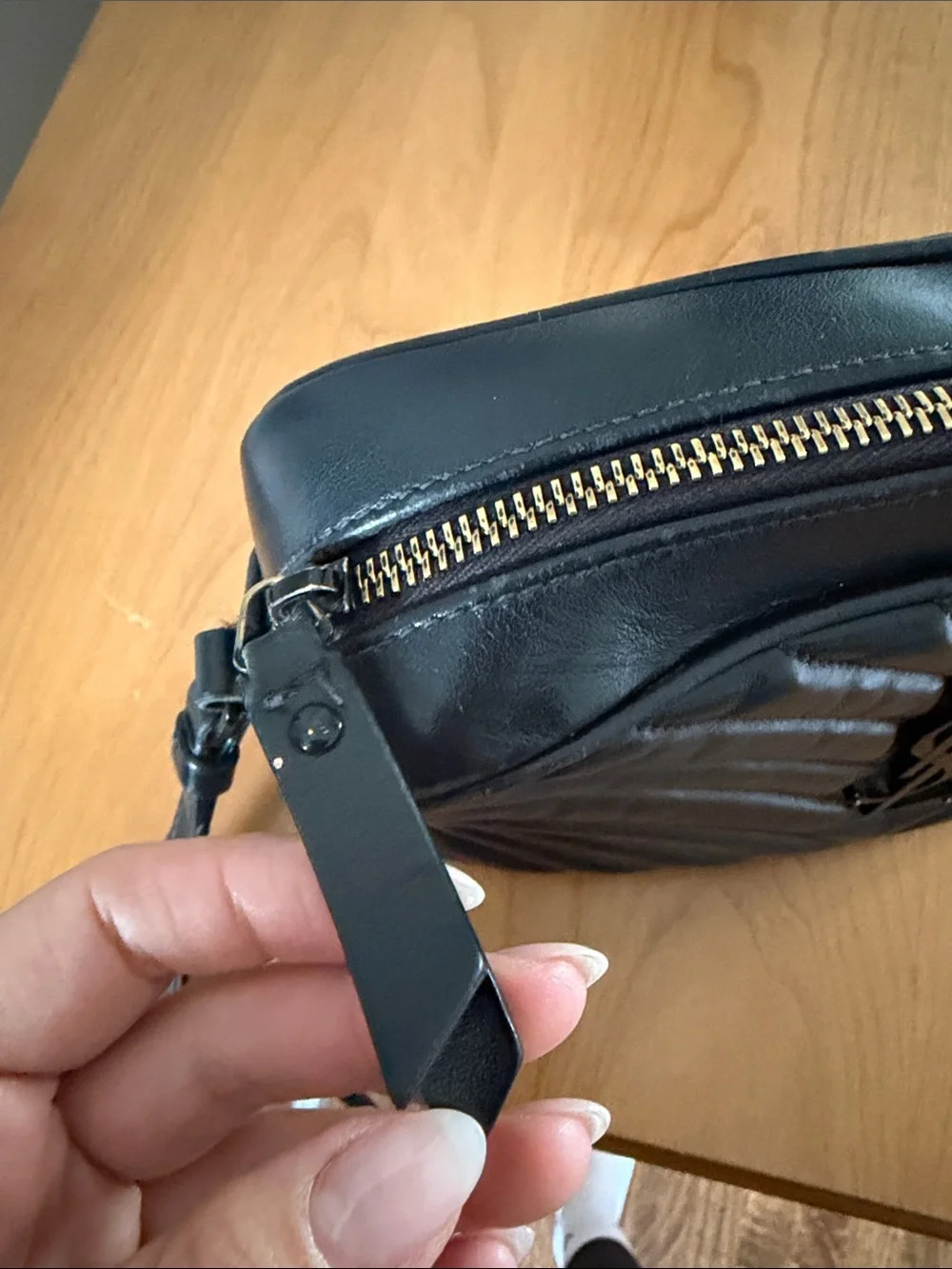 Saint Laurent Black Lou Camera Bag - Picture 3 of 11